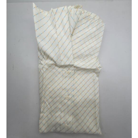 Michael Rossi Vintage 70s Stripe Collared Long Sleeve Button Up Dress Shirt - Picture 3 of 10